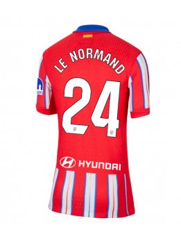 Billige Atletico Madrid Robin Le Normand #24 Hjemmedrakt Dame 2024-25 Kortermet